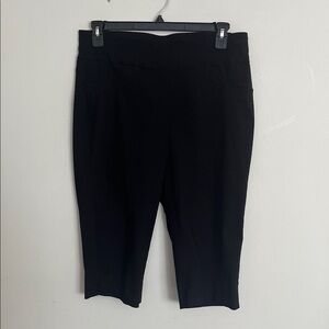 Ruby Rd. Black Cropped Pants